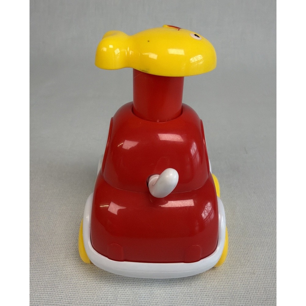 Silly‎ Racers from The Manhattan Toy Company Lot Of 2 Push & Go Cars Red Orange - Picture 10 of 13